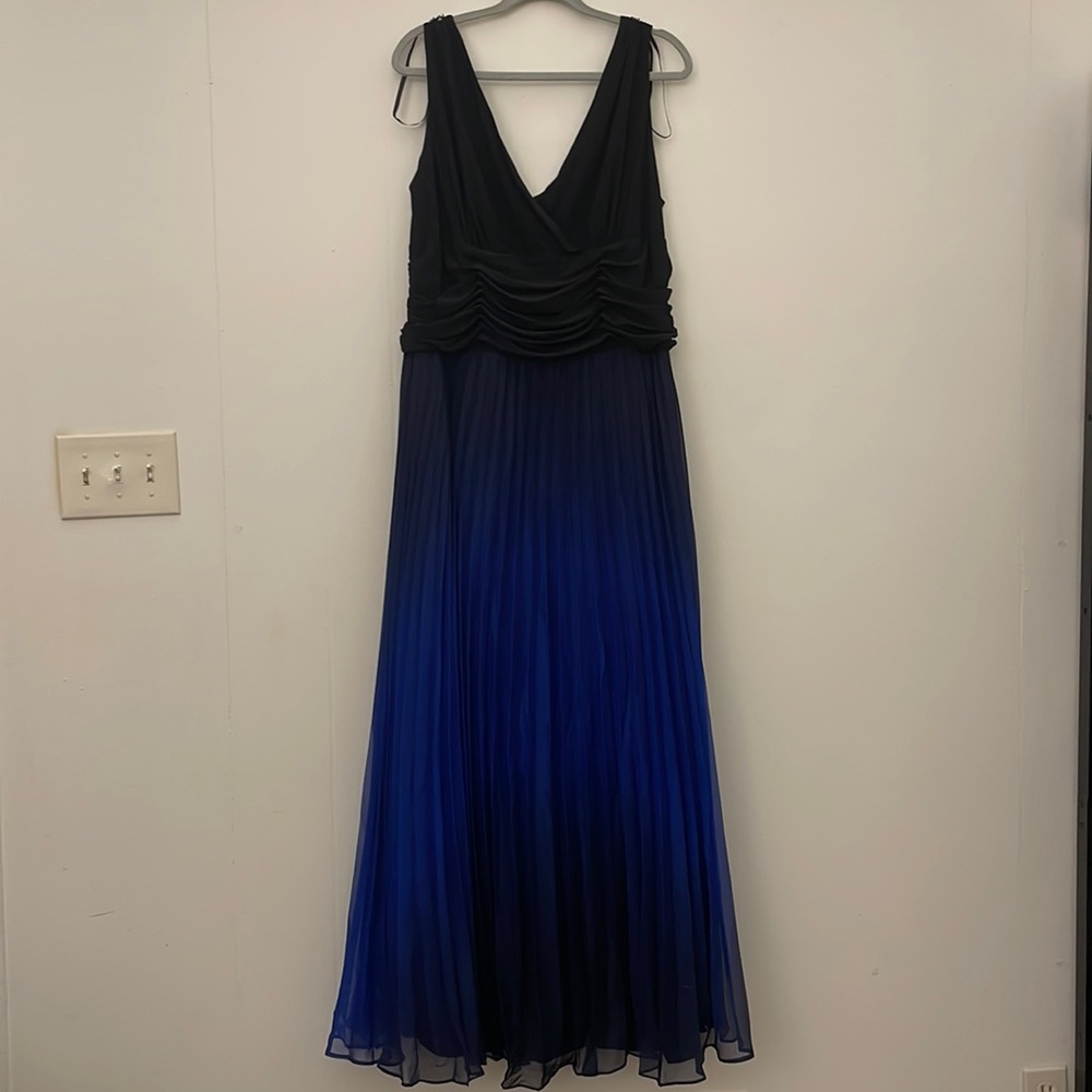 Ignite Women's Ombre Pleated Skirt Party Dress size 18W